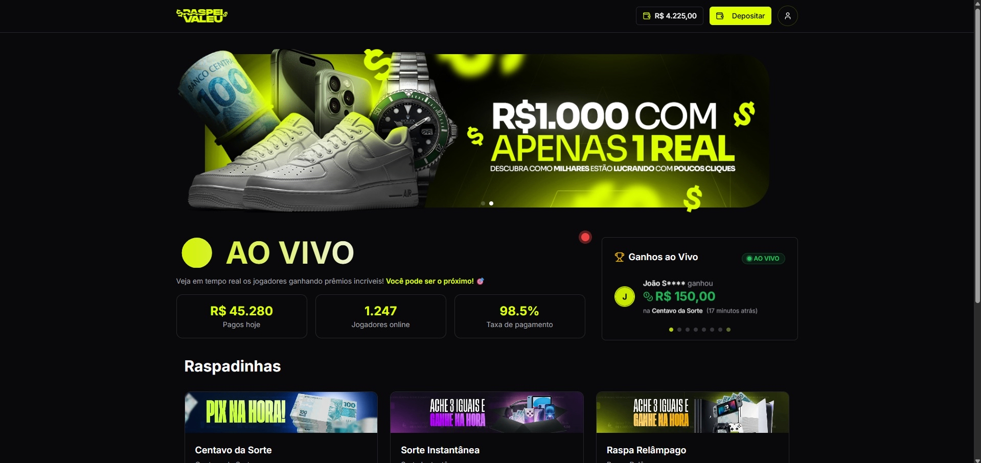 Script Baú Misterioso